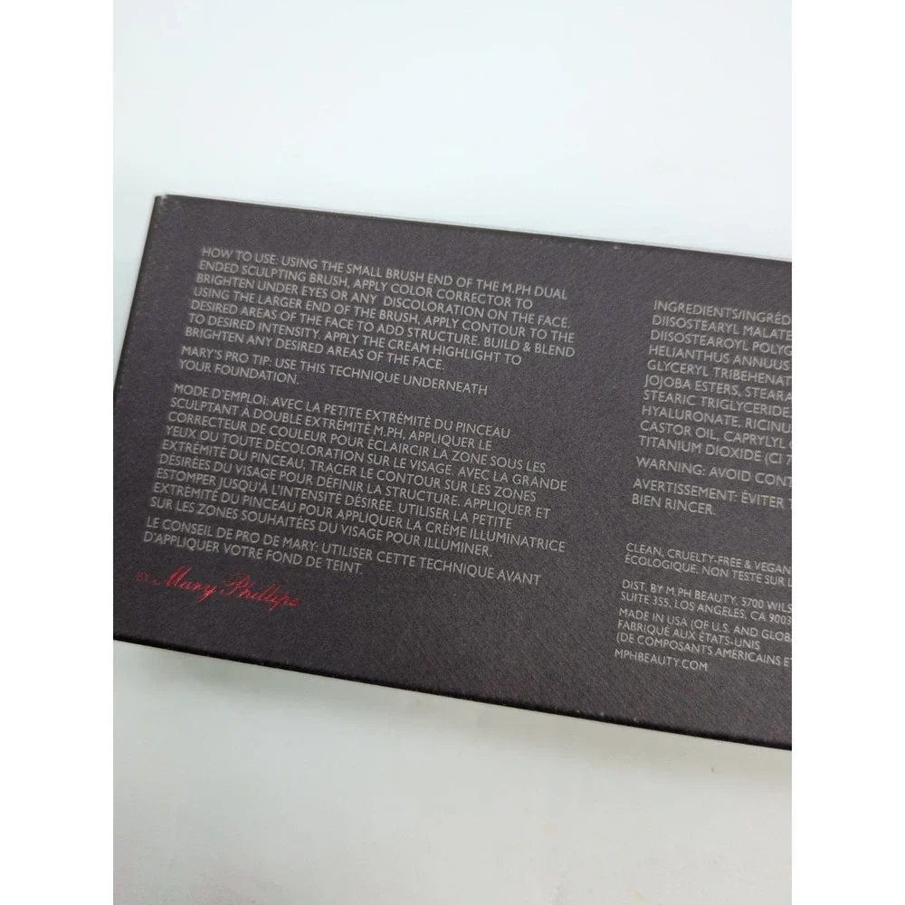 NIB!🥰m.ph by Mary Phillips Underpainting Face Highlight & Contour Palette Light